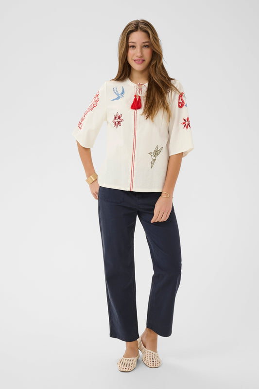 BLOUSE INDIA - CREAM - 10614840