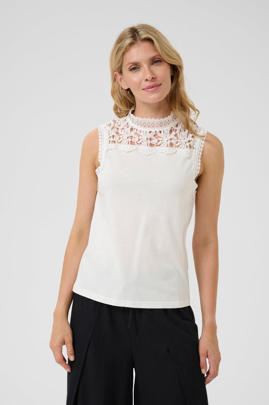 CAMISOLE BRETELLE - CREAM - 10613703