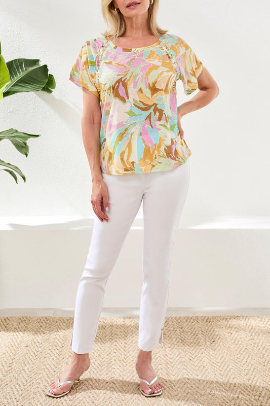 T-SHIRT IMPRIMÉ - TRIBAL - 24350.1557.1321