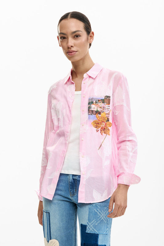 CHEMISE RAYURES - DESIGUAL - 26SWCW12.3049