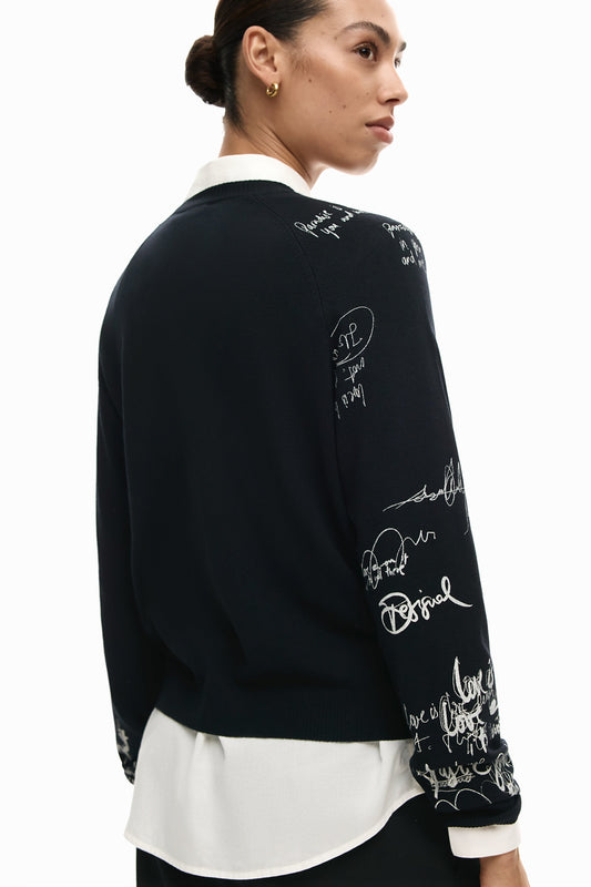 CHANDAIL A MANCHE LONGUE - DESIGUAL -