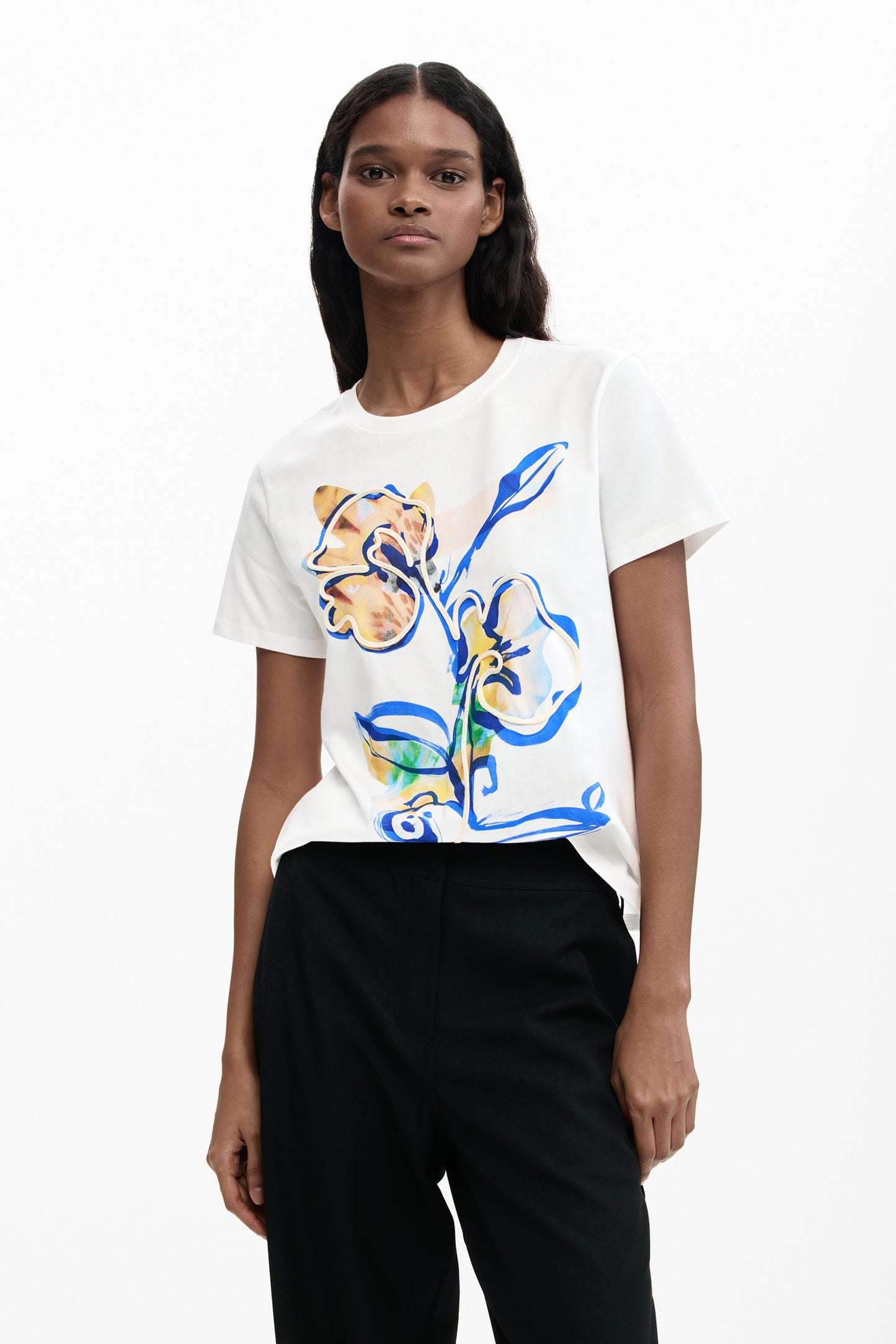 T-SHIRT PICASSO - DESIGUAL - 26SWTK38.1000