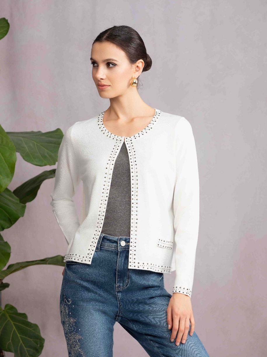 CARDIGAN M LONGUE - ALISON SHERI - A46460