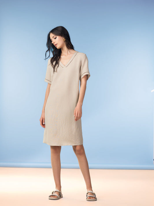 ROBE MANCHE COURTE - ALISON SHERI - A47190