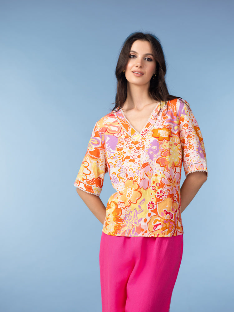 BLOUSE IMPRIMÉ - ALISON SHERI - A47245