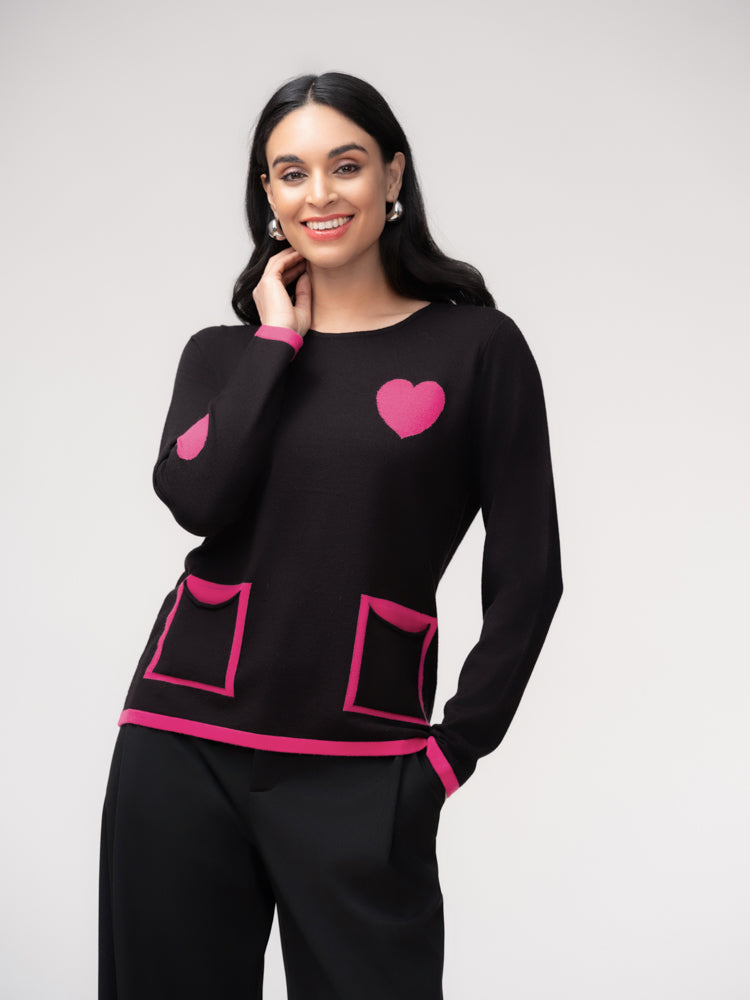 Chandail Coeur - Élena Wang - EW37173