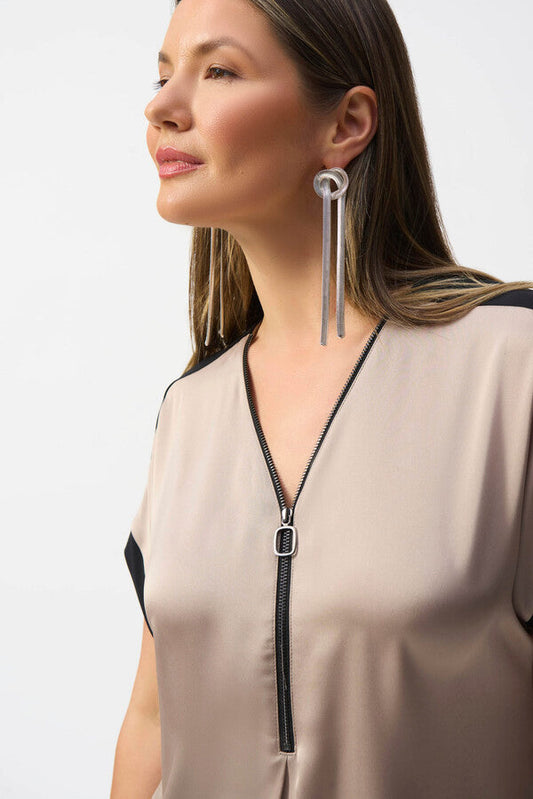 BLOUSE ZIPPER - JOSEPH RIBKOFF - 251247