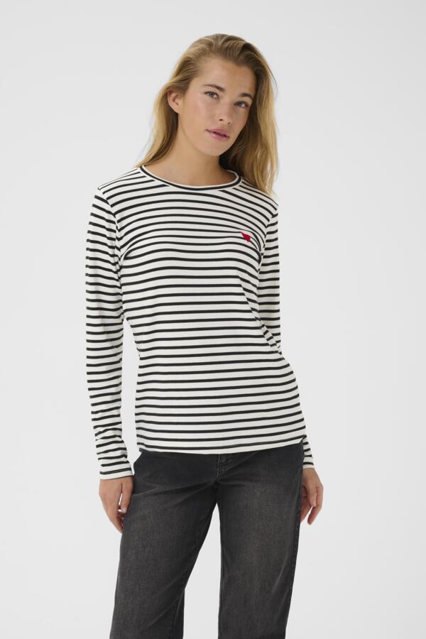 CHANDAIL RAYURES - KAFFE - 10502821 - 6 COULEURS