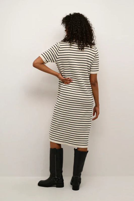 ROBE RAYÉ - KAFFE - 10509387