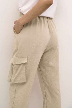 PANTALON ELASTIQUE - KAFFE - 10552262 - 2 COULEURS