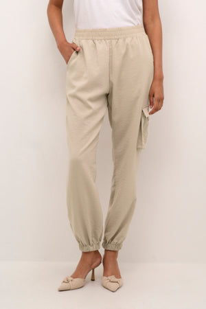 PANTALON ELASTIQUE - KAFFE - 10552262 - 2 COULEURS