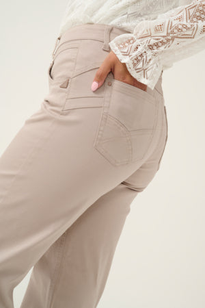 PANTALON AMPLE - CREAM - 10613182