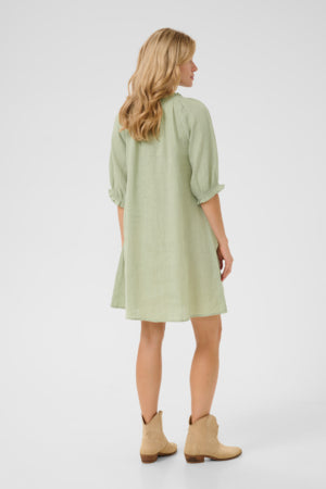 ROBE DE LIN- CREAM- 10614048