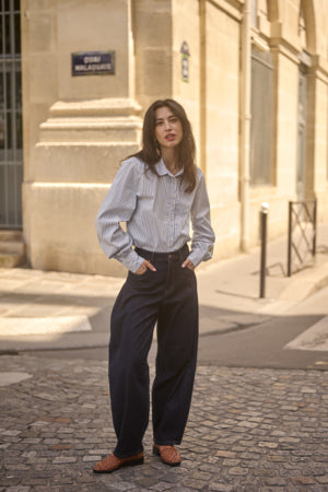 Pantalon Jeans Ballon - Cream - 10614217