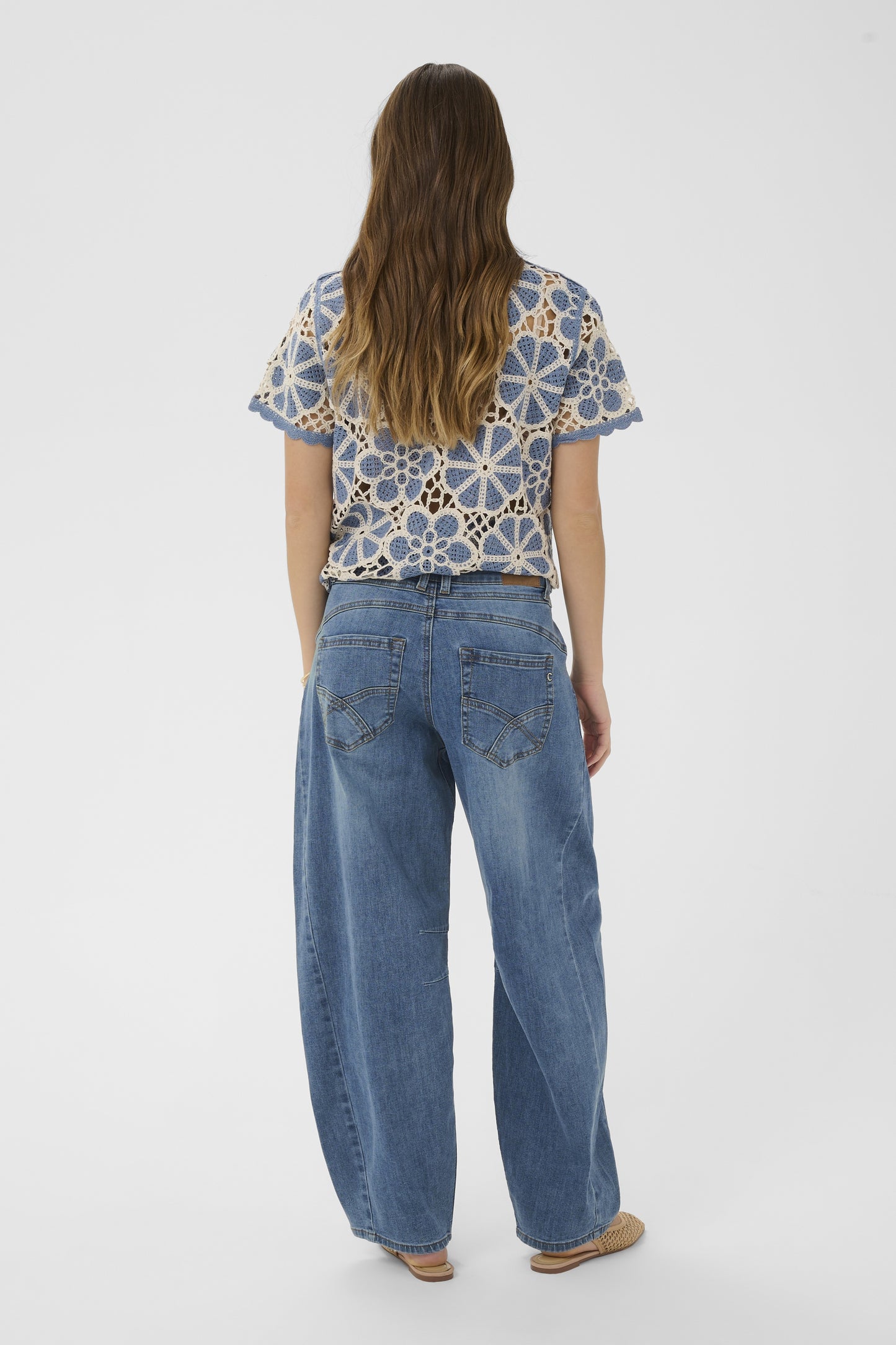 Pantalon Jeans Ballon - Cream - 10614217