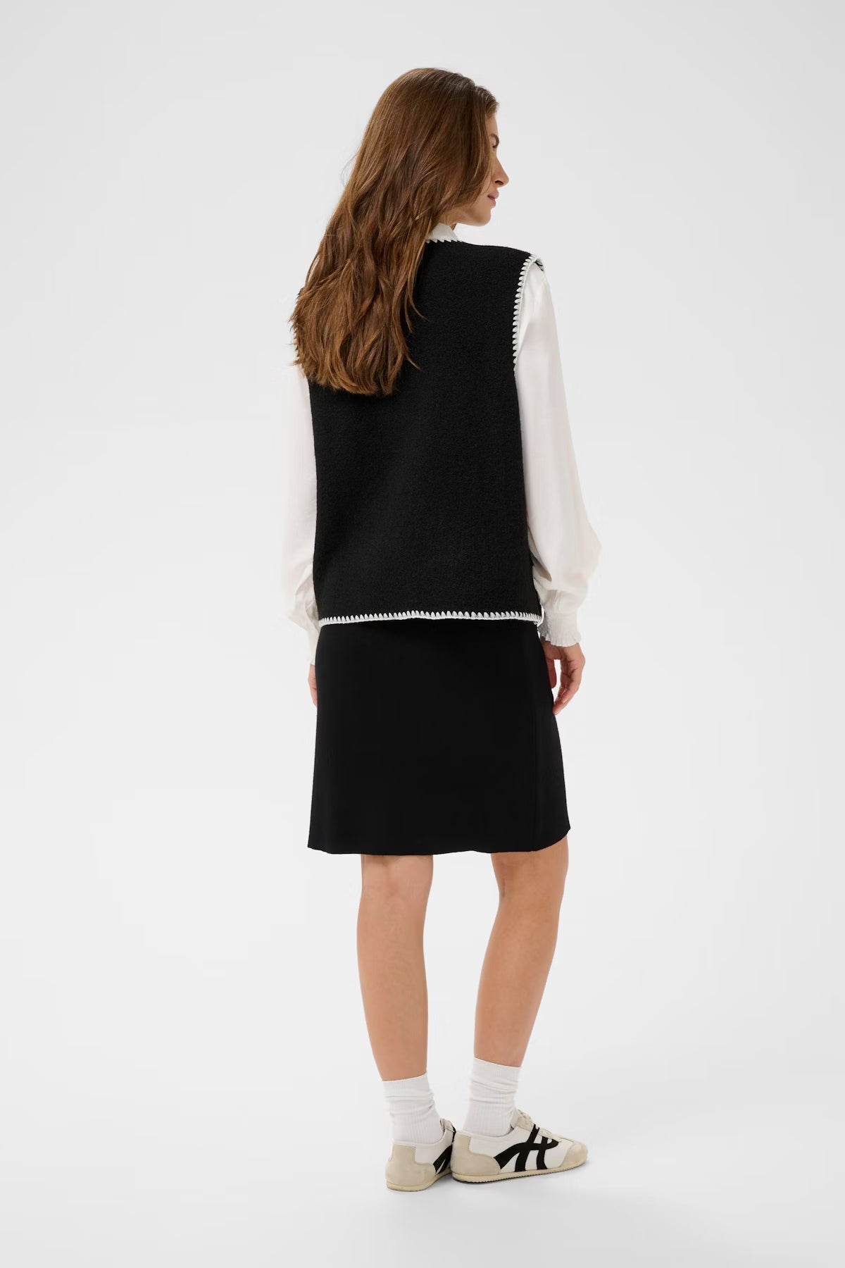 VESTE SANS MANCHE - CREAM - 10614304