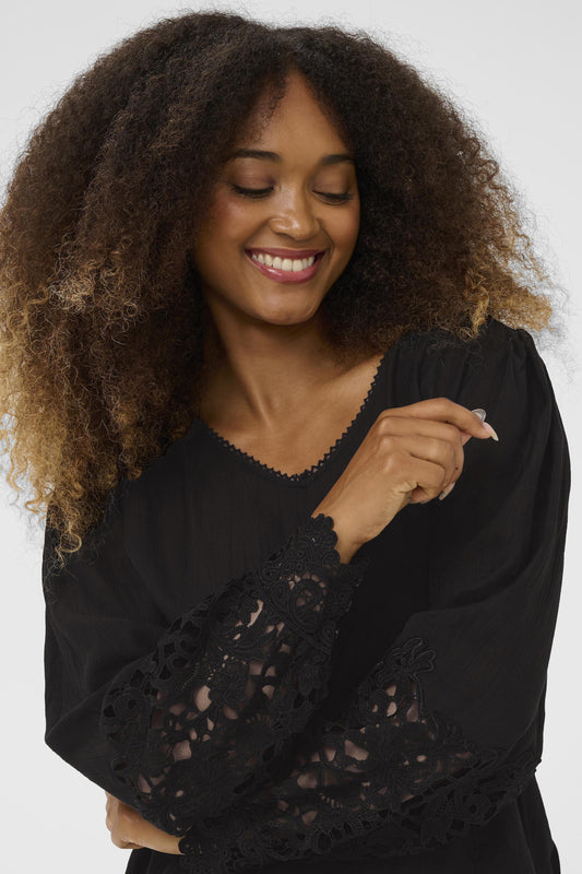 Chemise dentelle - Cream - 10614427