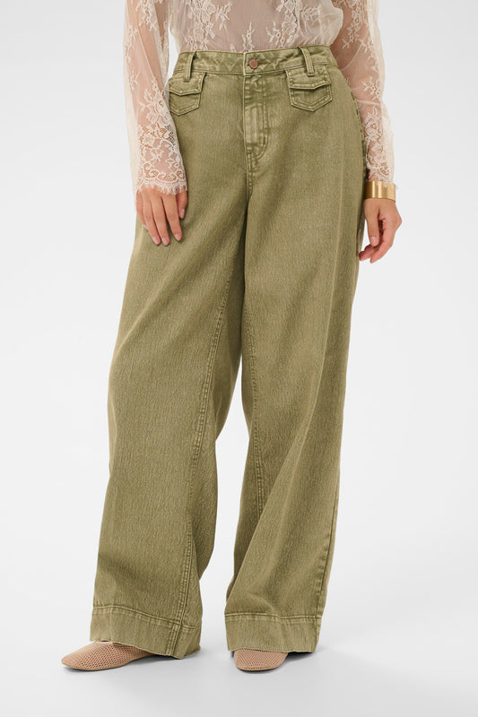 PANTALON AMPLE - CREAM - 10614836