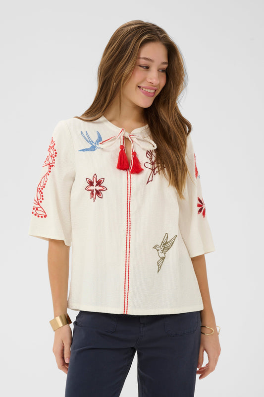 BLOUSE INDIA - CREAM - 10614840