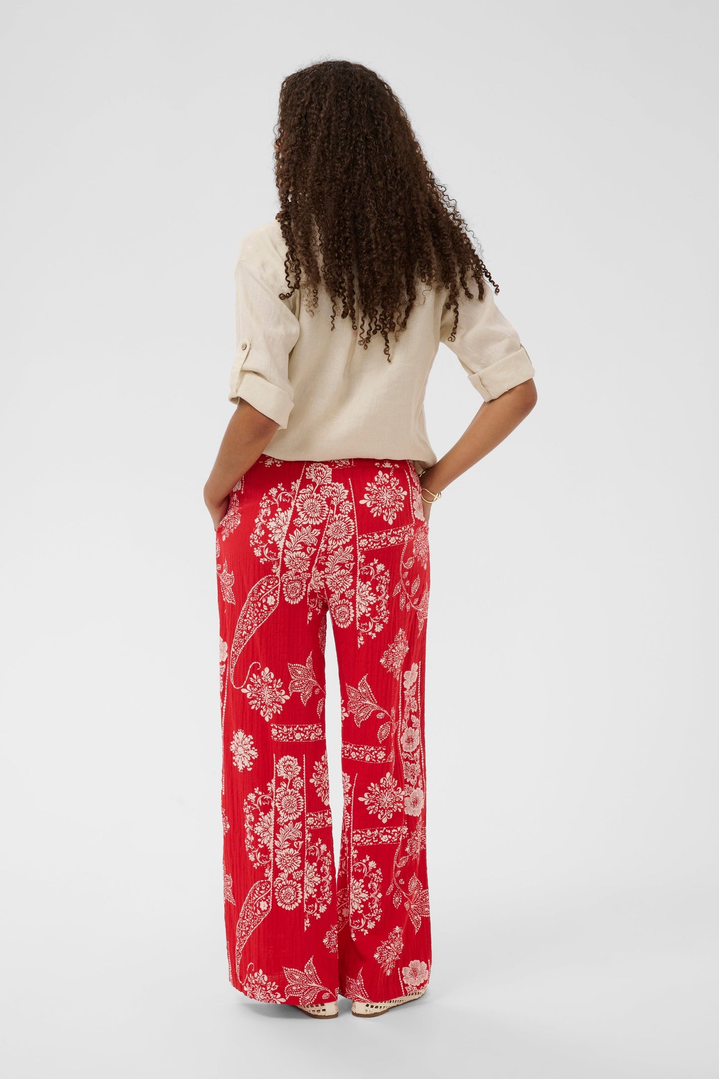 PANTALON IMPRIMER - CREAM - 10614917