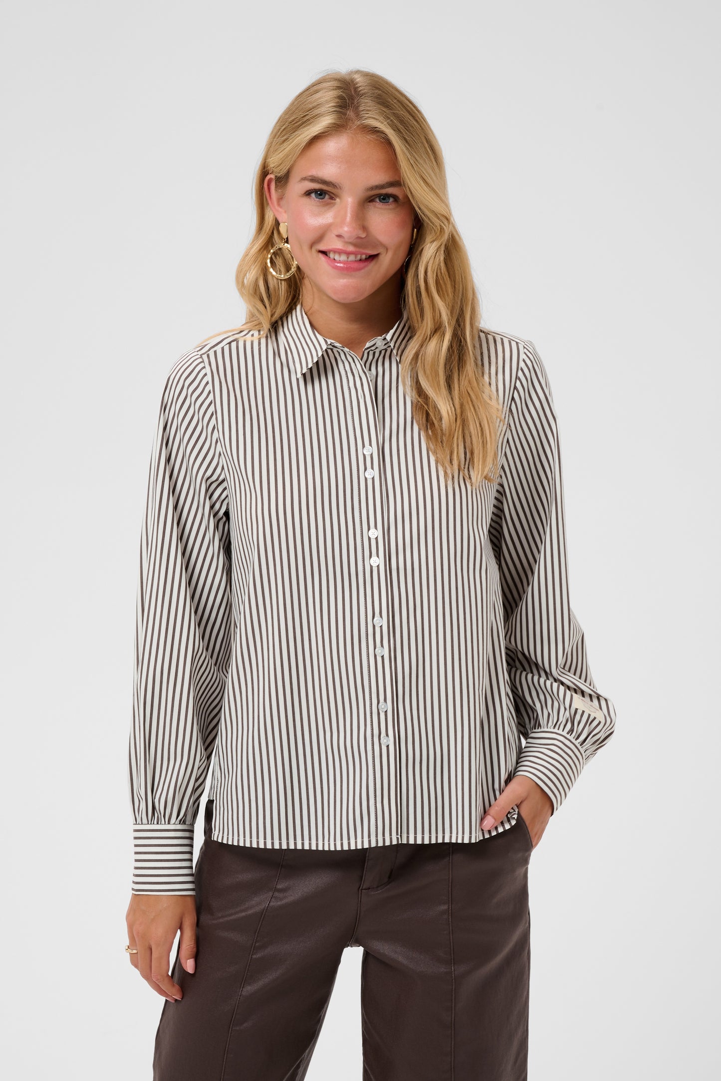 Chemise à rayures - Cream - 10615320