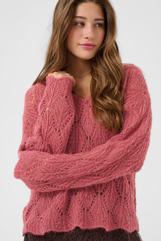 Chandail à mailles - Cream - 10615324