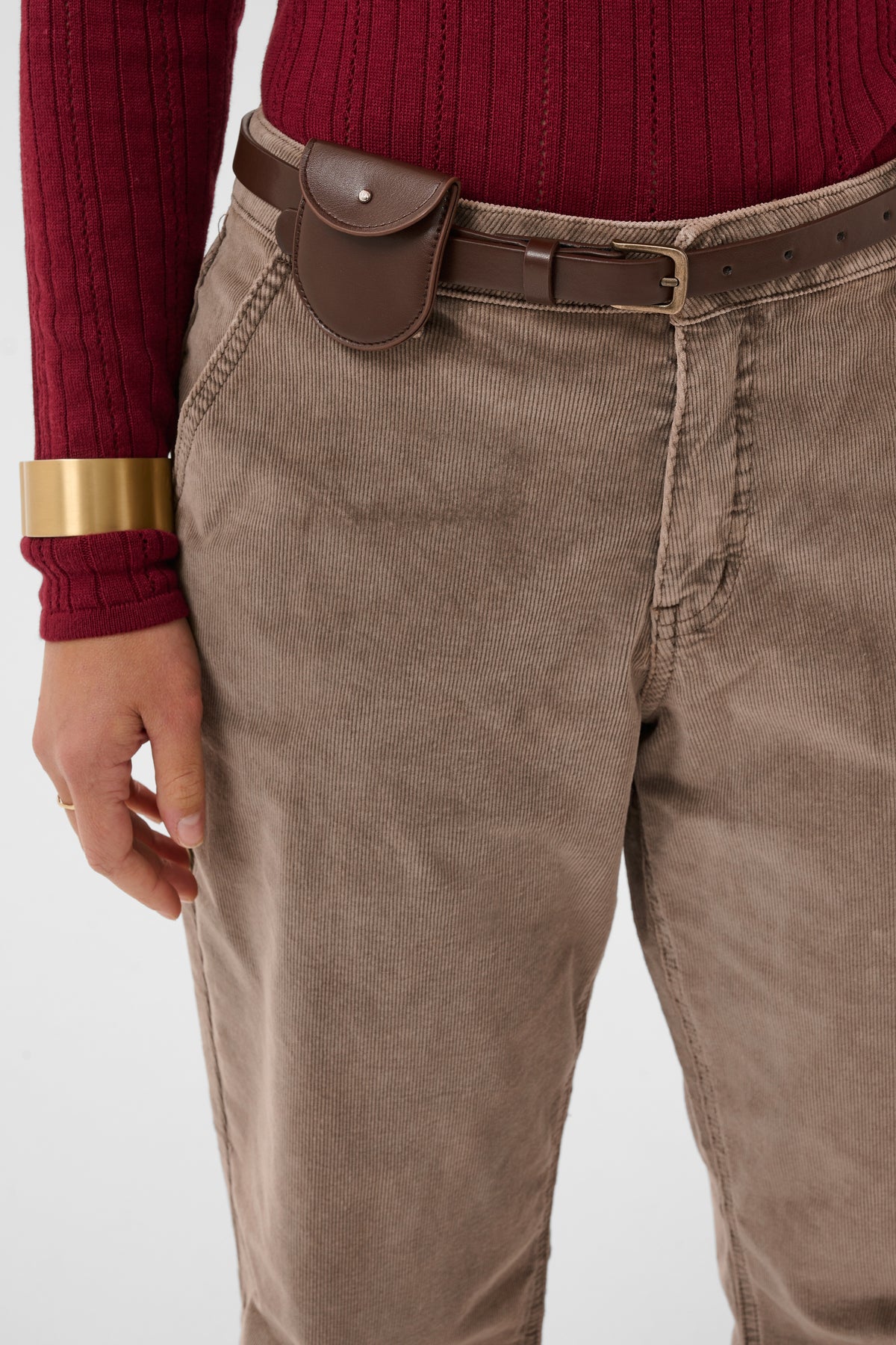 Pantalon de velours - Cream - 10615341