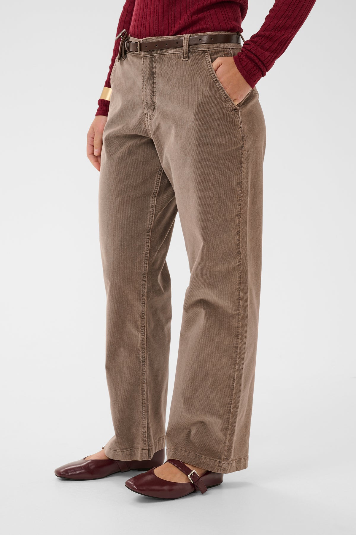 Pantalon de velours - Cream - 10615341