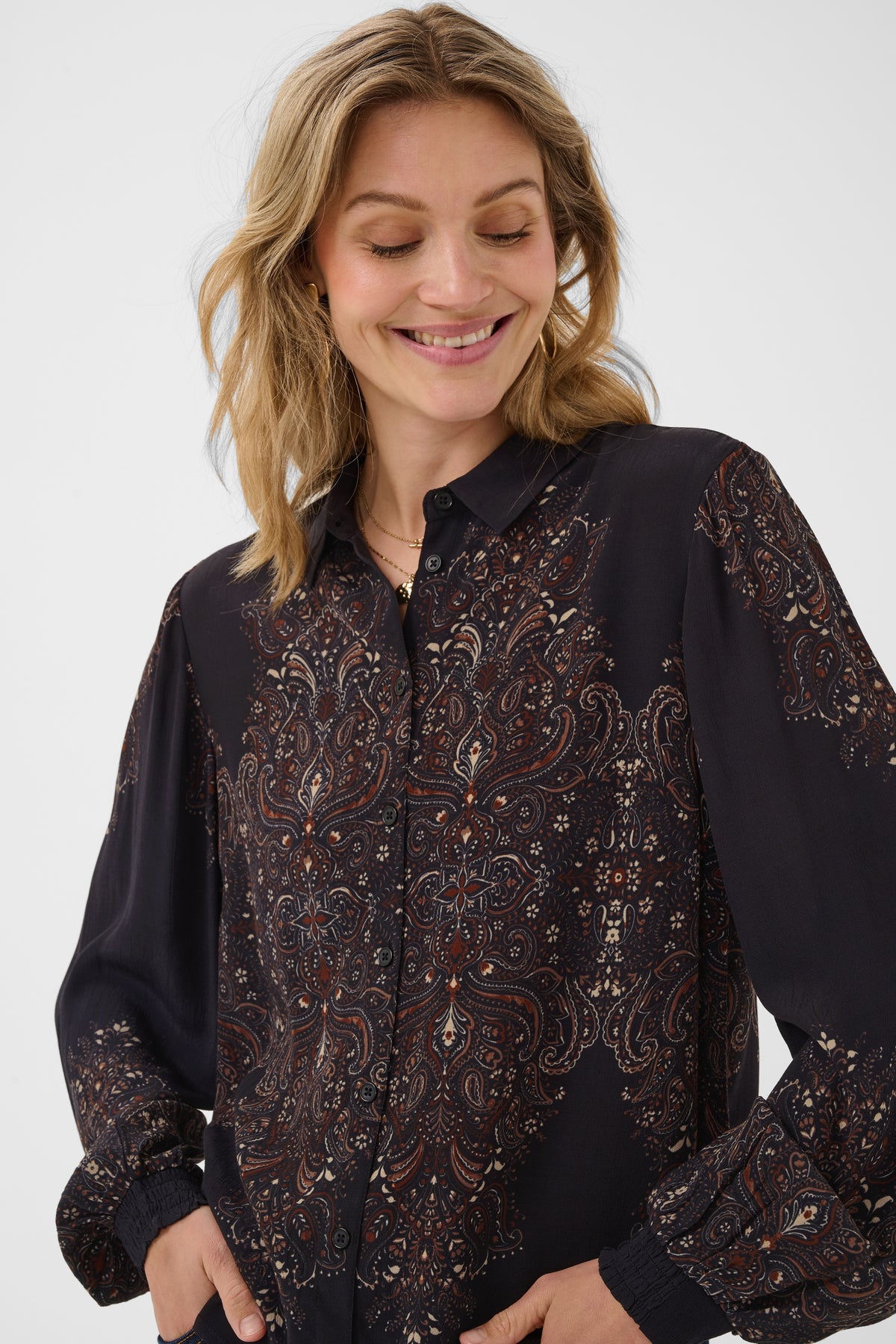 Chemise Imprimé - Cream - 10615344