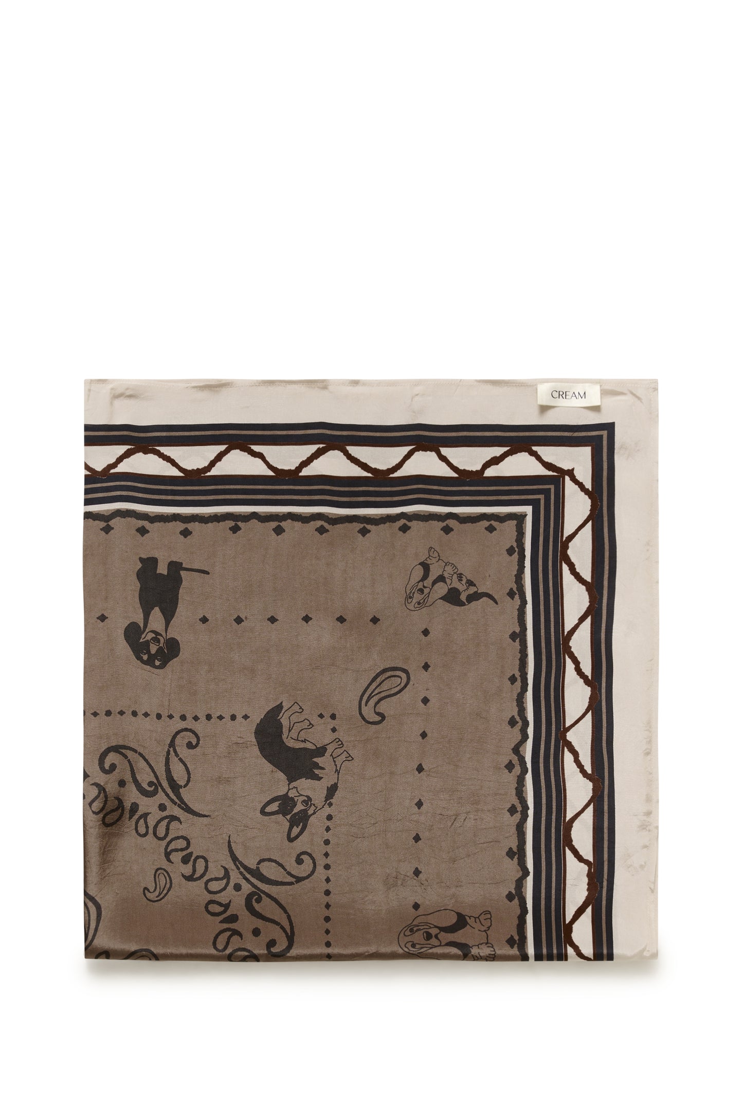 Foulard imprimé - Cream - 10615495 - 2 Couleurs