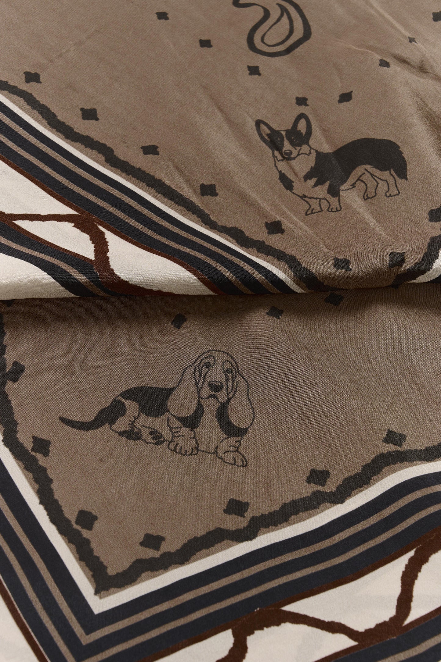 Foulard imprimé - Cream - 10615495 - 2 Couleurs