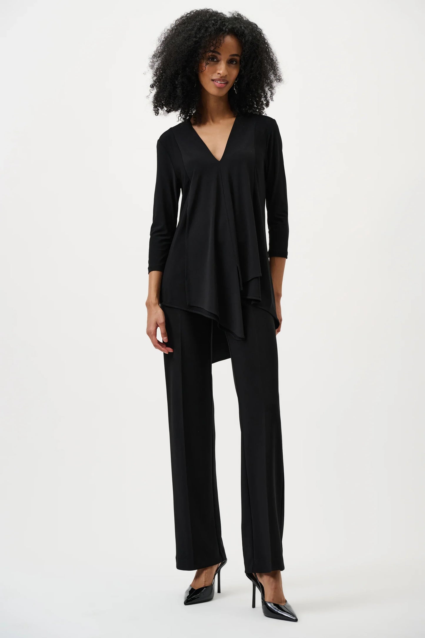 PANTALON CLASSIQUE  À JAMBE LARGE - JOSEPH RIBKOFF - 153088NOS - 4 COULEURS