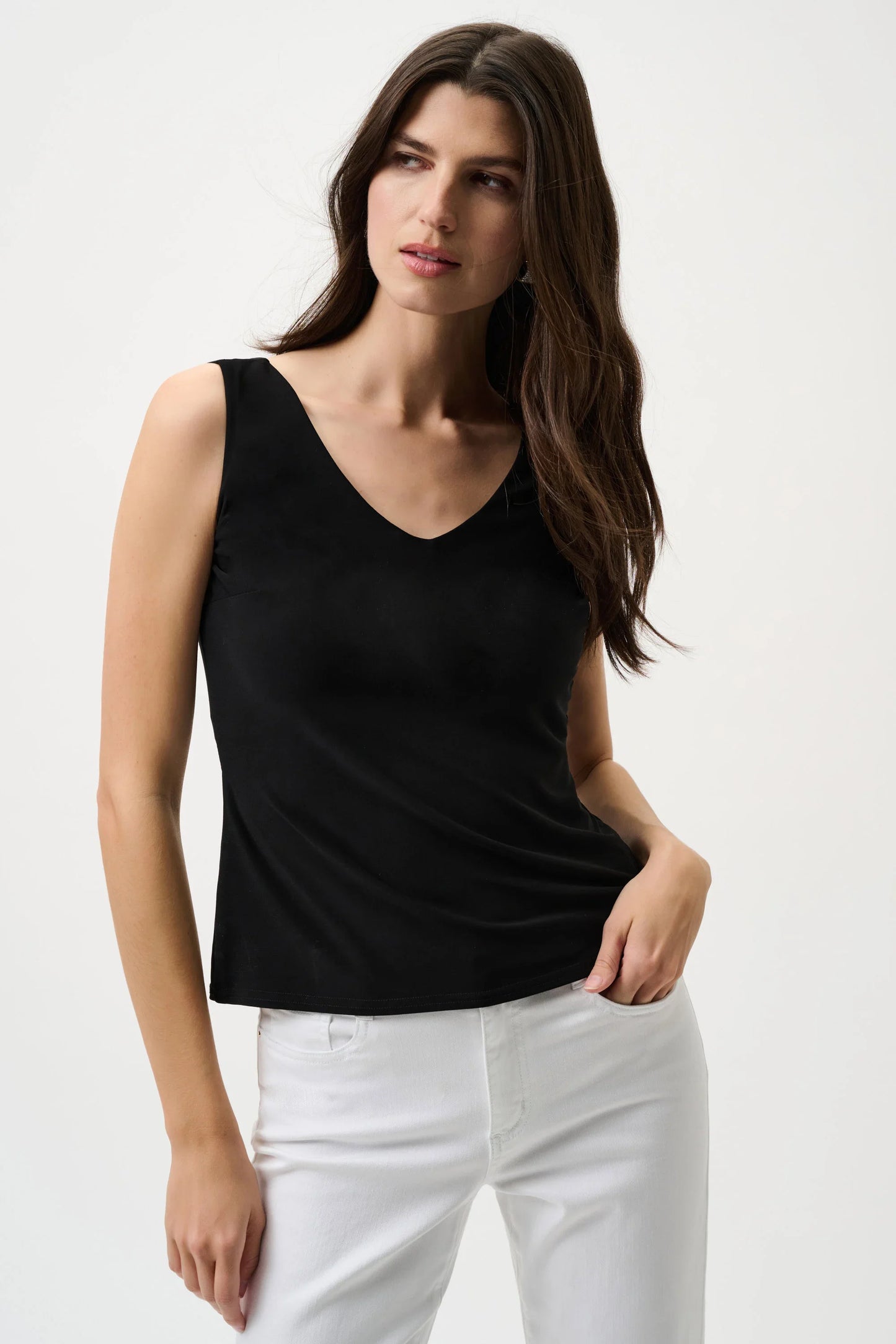 CAMISOLE CLASSIQUE ENCOLURE EN V - JOSEPH RIBKOFF - 201546 - 5 COULEURS
