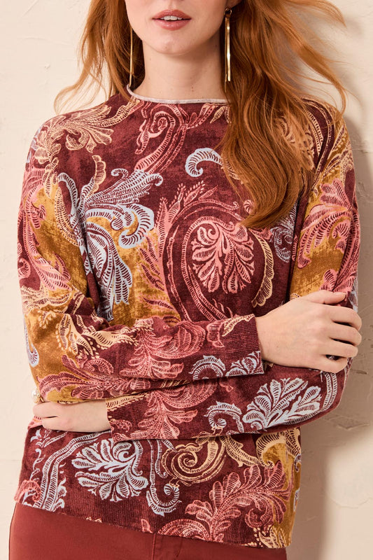 Chandail col entonnoir - Tribal - 2248O
