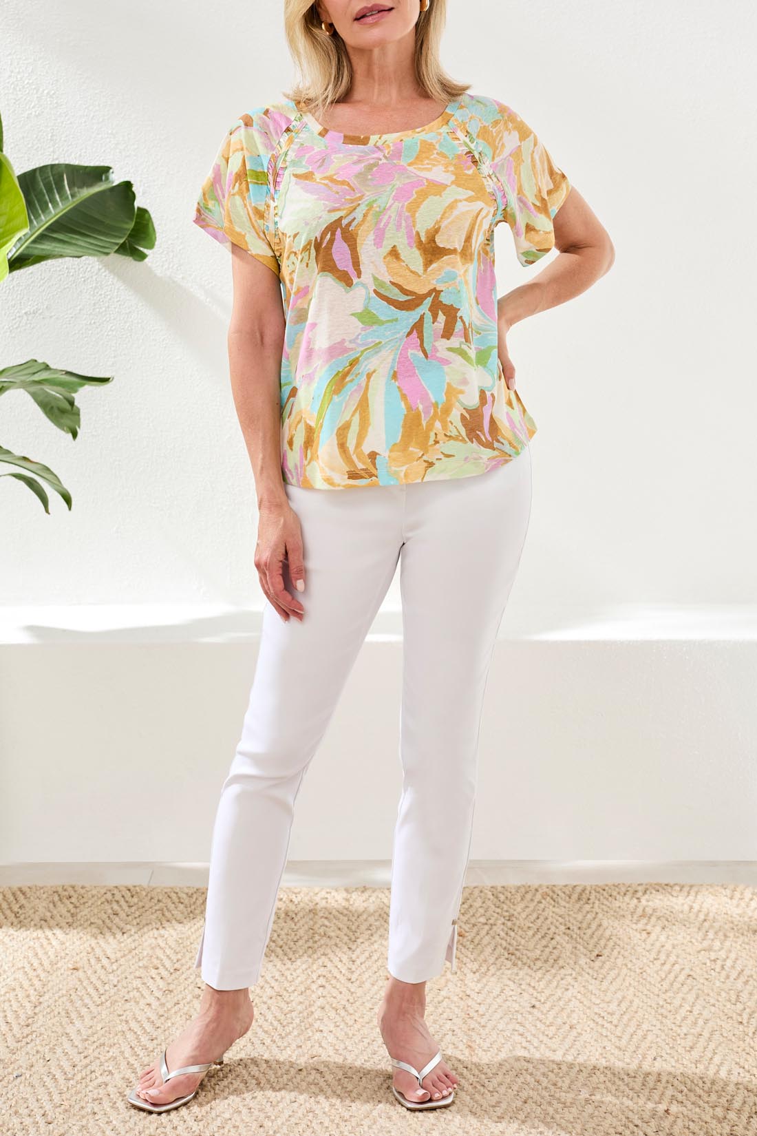 T-SHIRT IMPRIMÉ - TRIBAL - 24350.1557.1321
