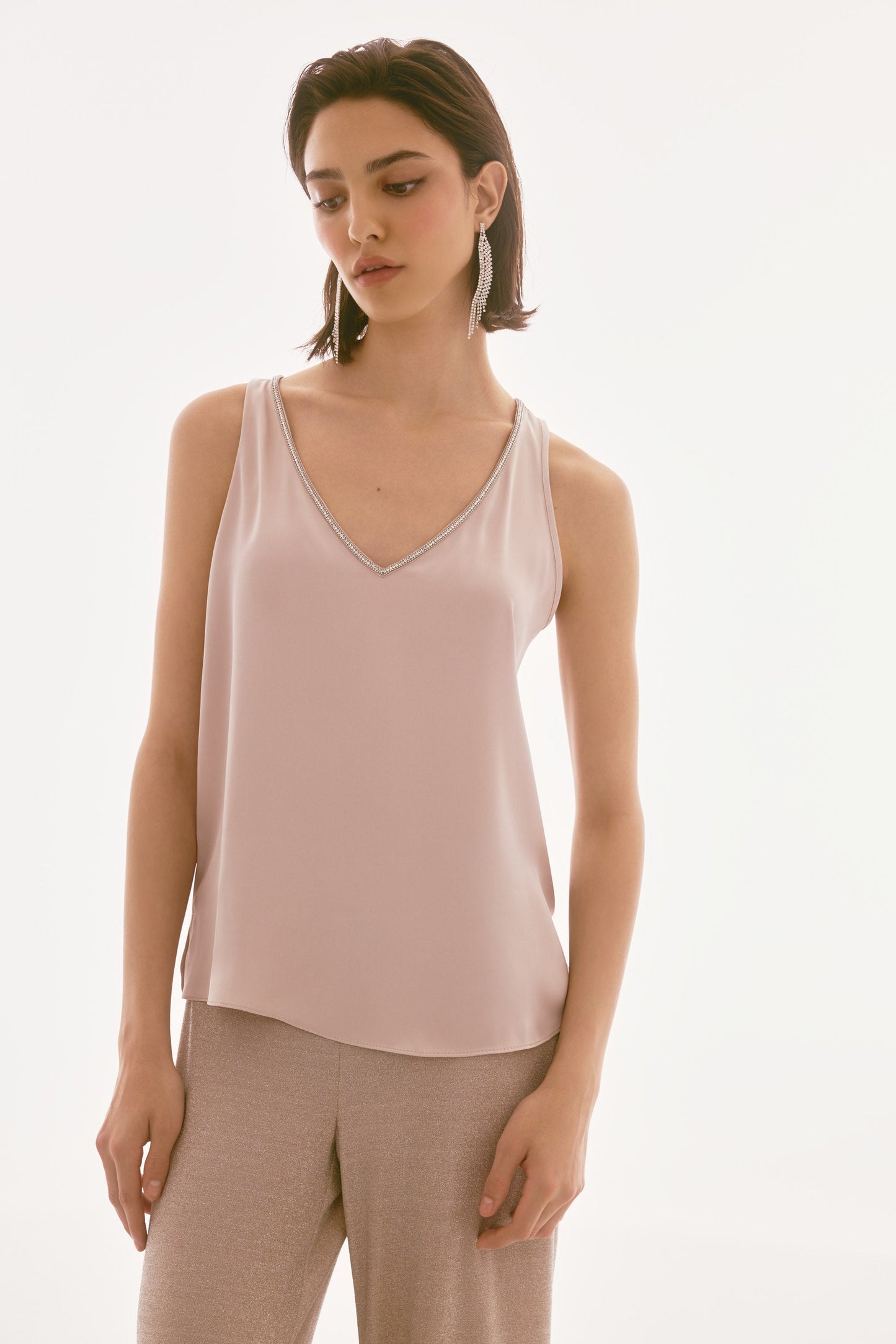CAMISOLE COL V - JOSEPH RIBKOFF - 251741- 3 COULEURS