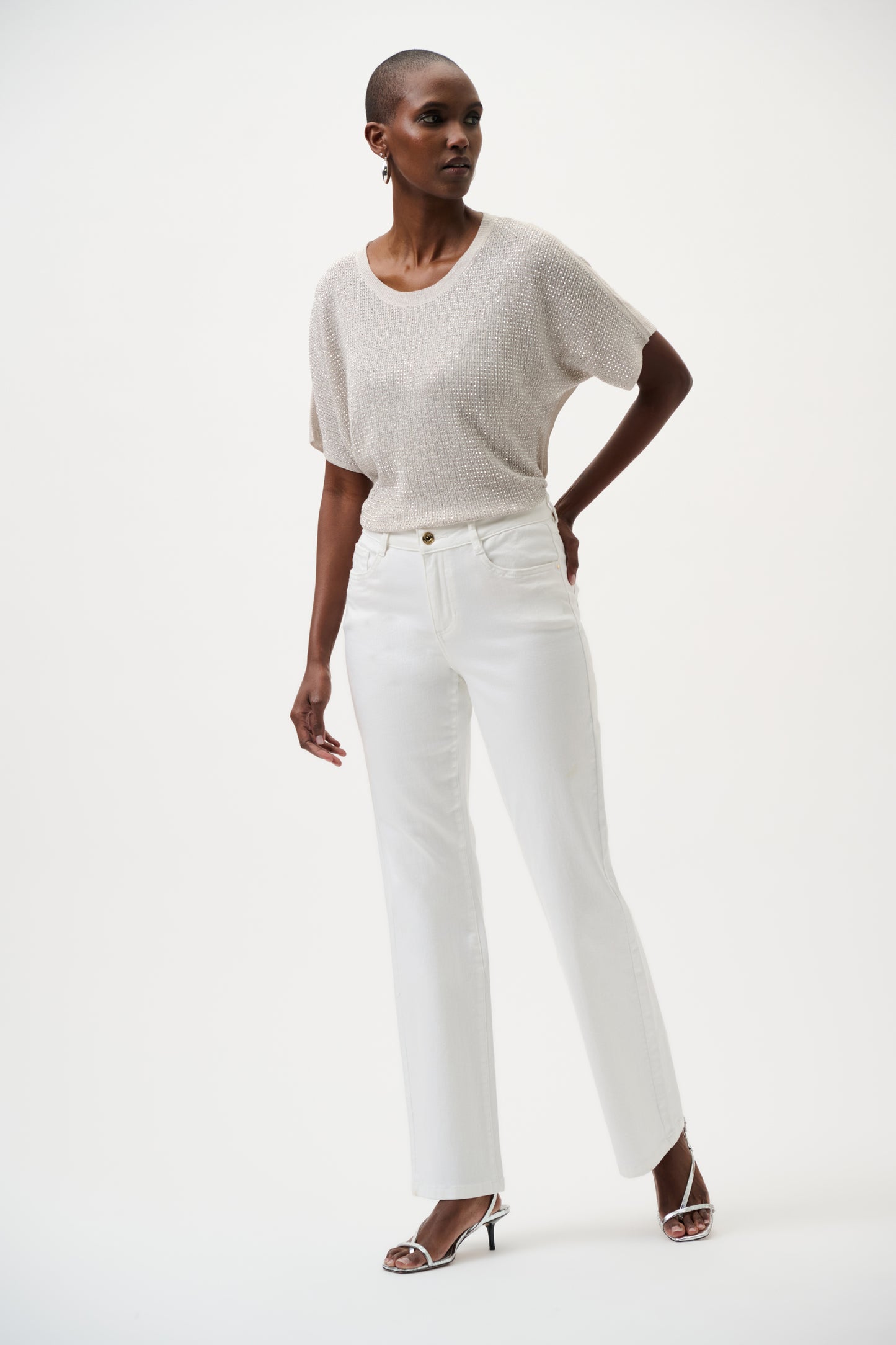 PANTALON JEANS AMPLE GOLDIE - JOSEPH RIBKOFF - 251968 - 4 COULEURS