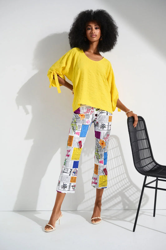 PANTALON IMPRIMÉ - JOSEPH RIBKOFF - 252047