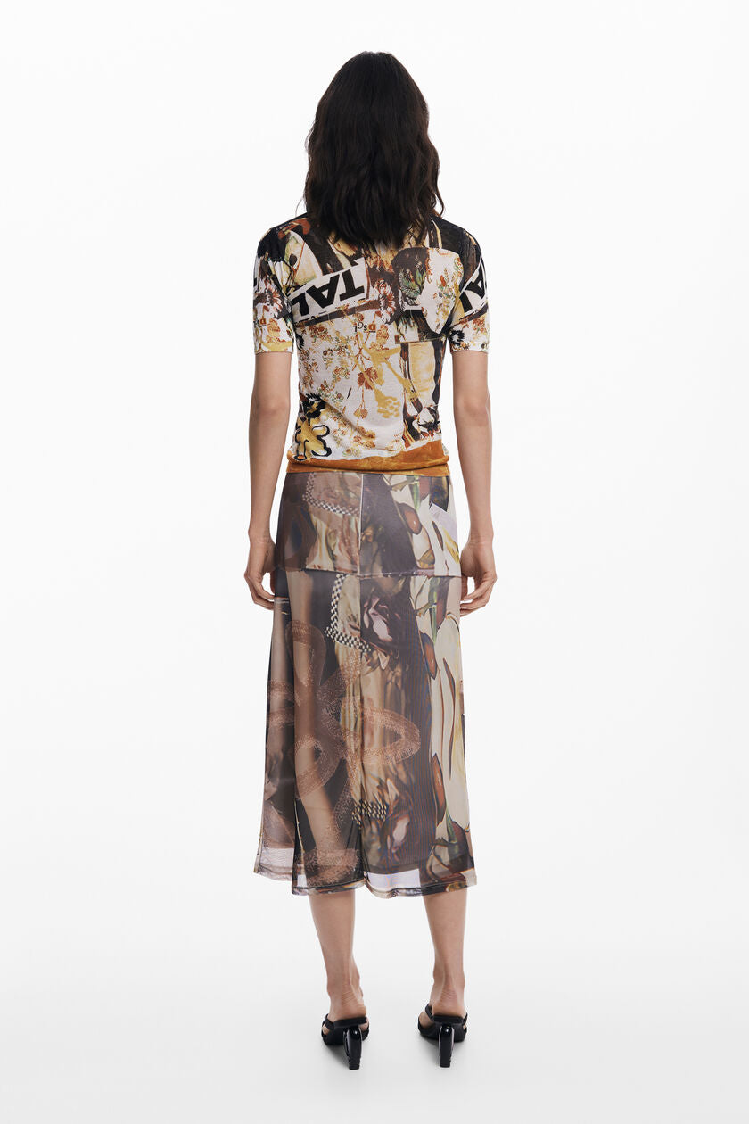 JUPE IMPRIME- DESIGUAL- 25WWFK05.2002