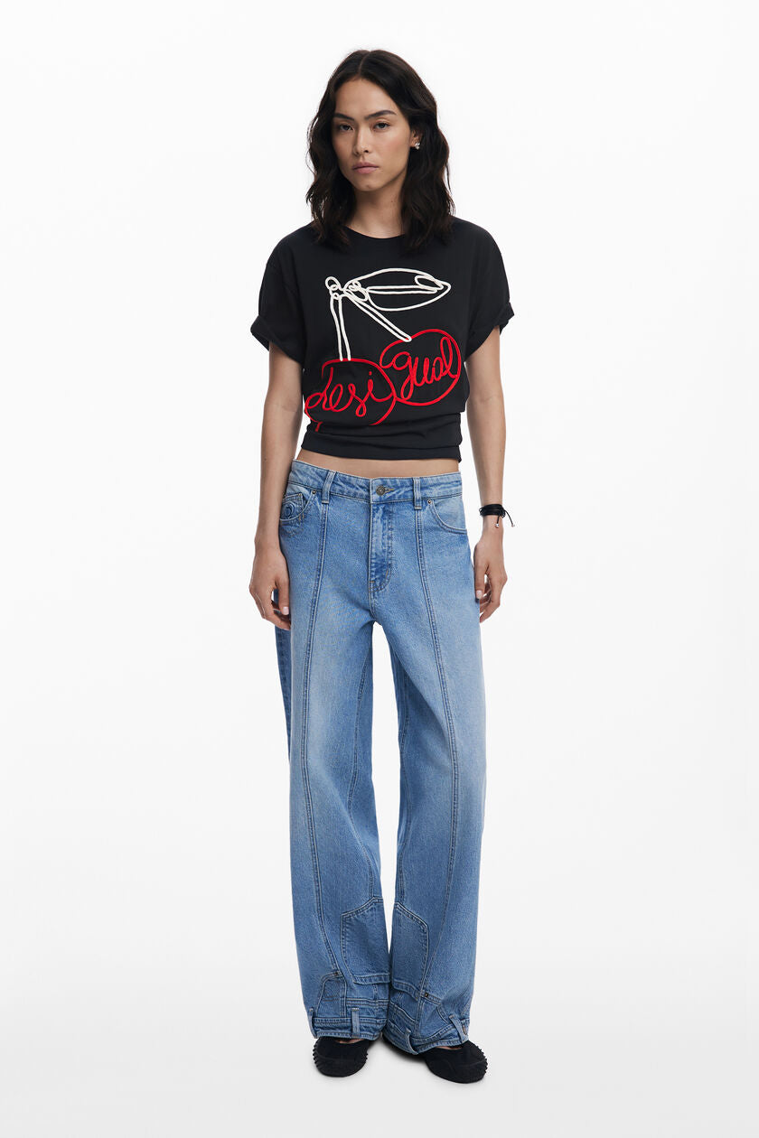 T-SHIRT MANCHE COURTE - DESIGUAL - 25WWTK51