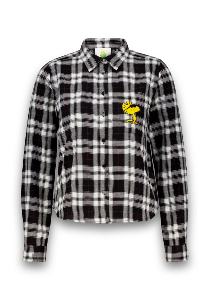 Blouse à carreaux en flanelle Snoopy - Princess - 261126981