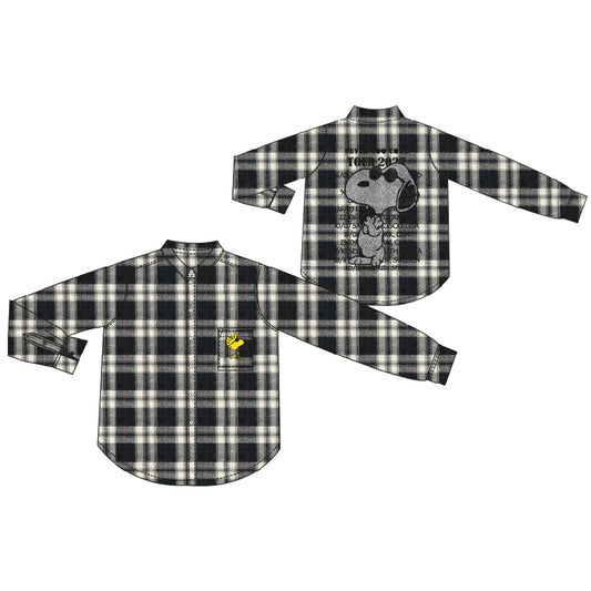 Blouse à carreaux en flanelle Snoopy - Princess - 261126981