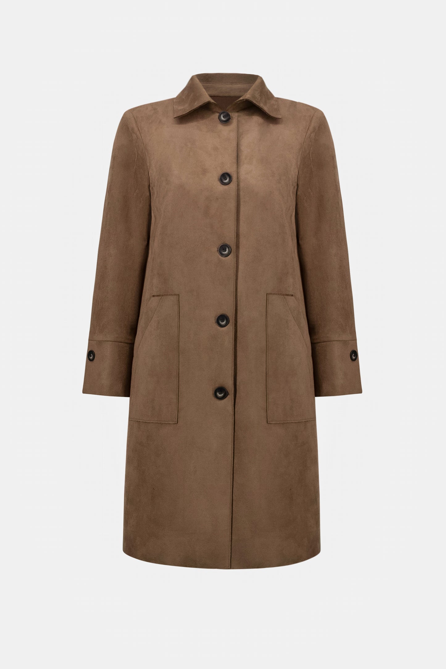 Manteau droit en faux suède scuba - Joseph Ribkoff - 263146
