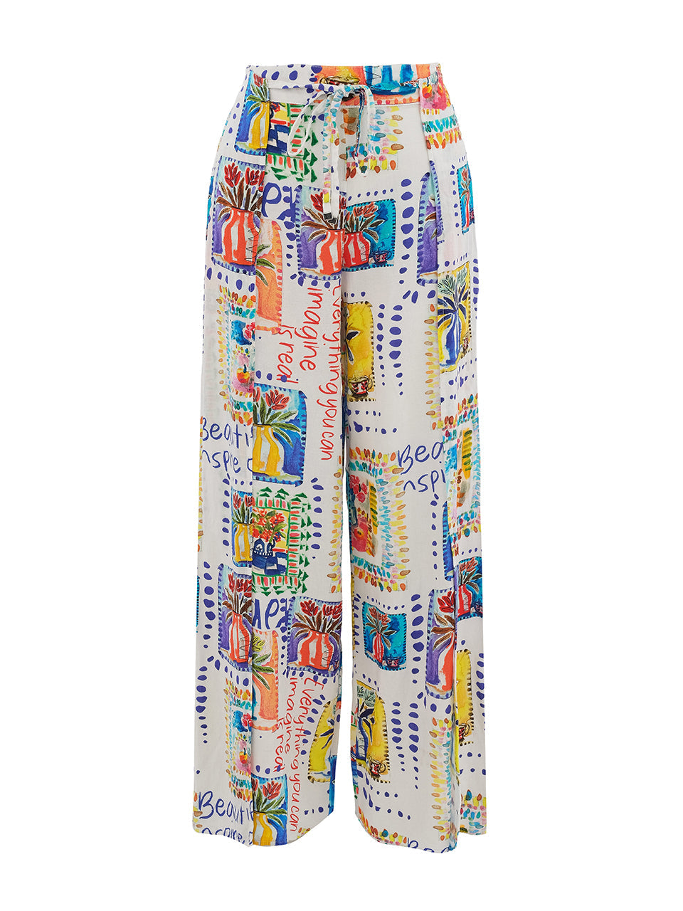 PANTALON IMPRIMÉ - DOLCEZZA - 26625