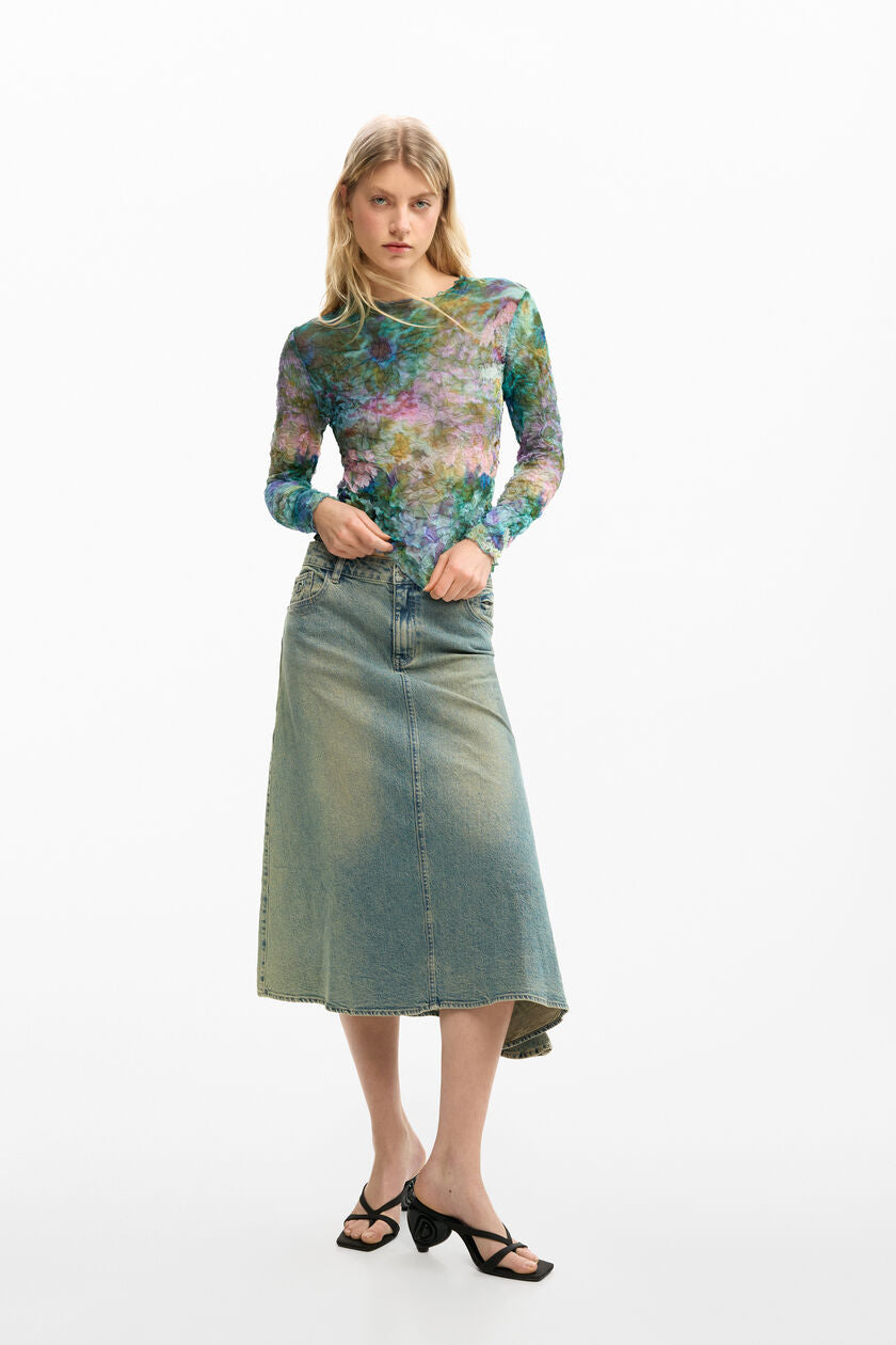 TOP CHIFFON - DESIGUAL - 26SWBW12.5020