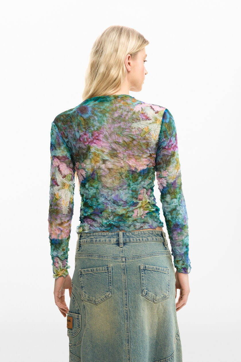 TOP CHIFFON - DESIGUAL - 26SWBW12.5020