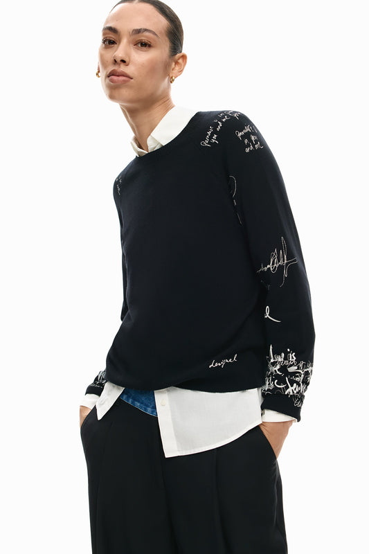 CHANDAIL A MANCHE LONGUE - DESIGUAL -