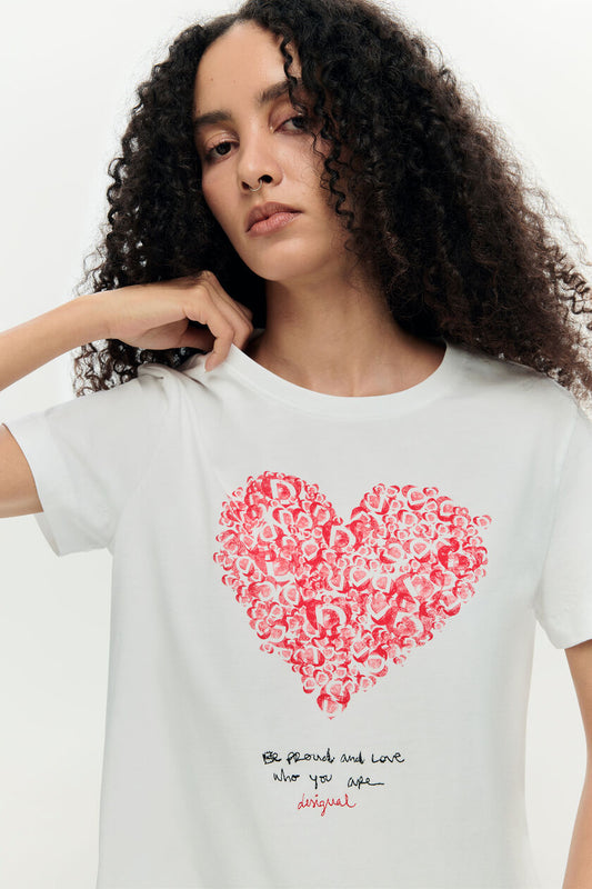 T-SHIRT MANCHE COURTE - DESIGUAL - 26SWTK06.1000