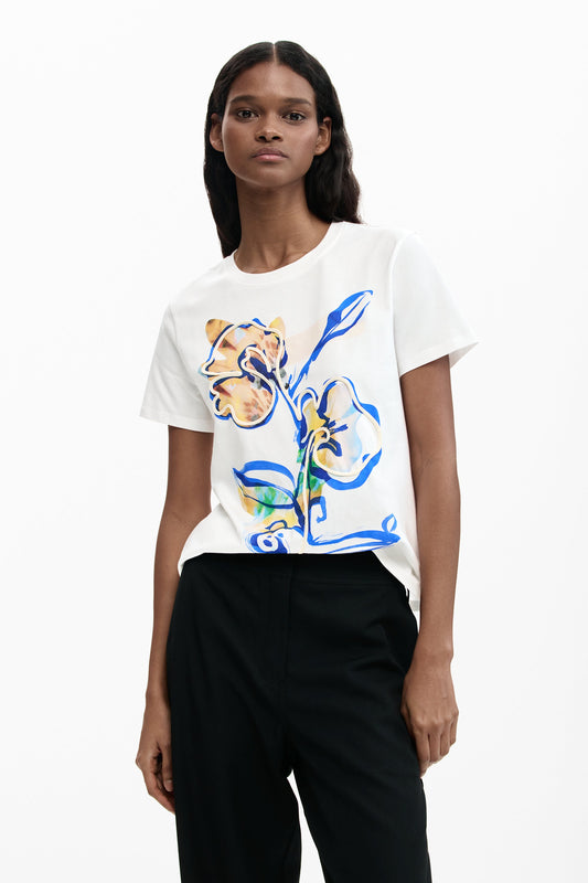 T-SHIRT PICASSO - DESIGUAL - 26SWTK38.1000