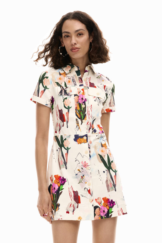 ROBE IMPRIMÉ - DESIGUAL - 26SWVW48.1008